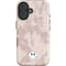 Taupe Tie Dye iPhone 16 Plus Impact Case